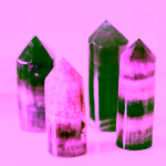 Yoga Day Obelisk z růžového fluoritu