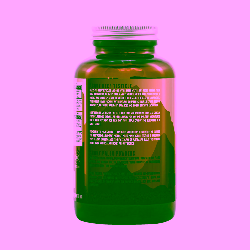 Paleo Powders Hovězí varlata grass-fed
