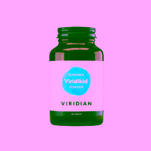 Viridian Nutrition Synerbio Viridikid powder Směs probiotik, prebiotik a vitamínu C pro děti