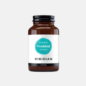 Viridian Nutrition Synerbio Viridikid powder Směs probiotik, prebiotik a vitamínu C pro děti