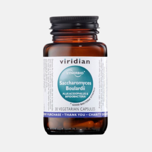 Viridian Nutrition Synerbio Saccharomyces Boulardii Unikátní komplex probiotik a prebiotik