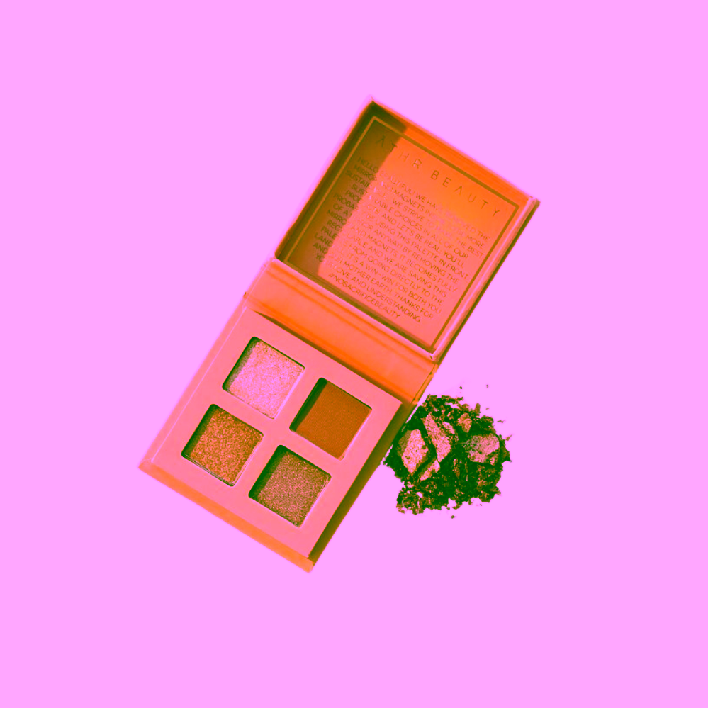 ĀTHR BEAUTY Citrine Crystal Quad paletka očních stínů