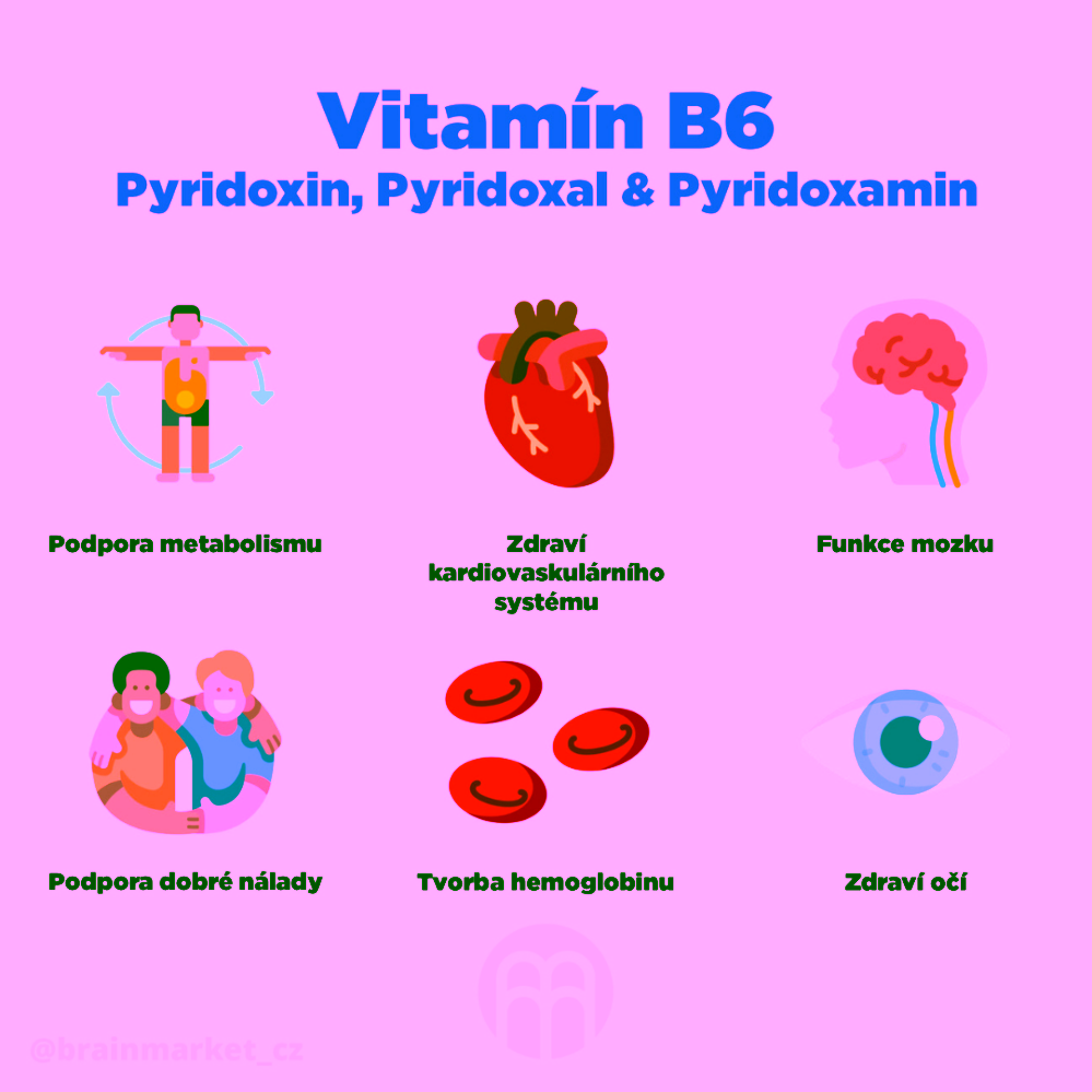 BrainMax Performance Magnesium 1000 mg hořčík 200 mg + vitamín B6