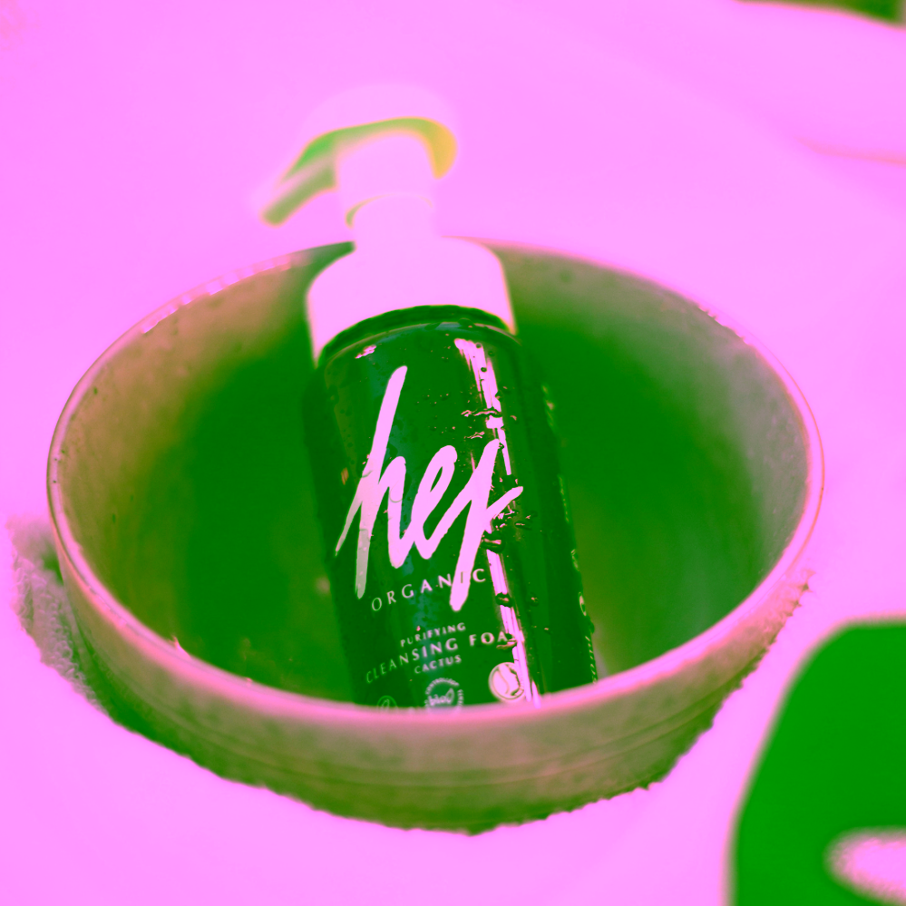 Hej Organic Čistící pleťová pěna s kaktusem