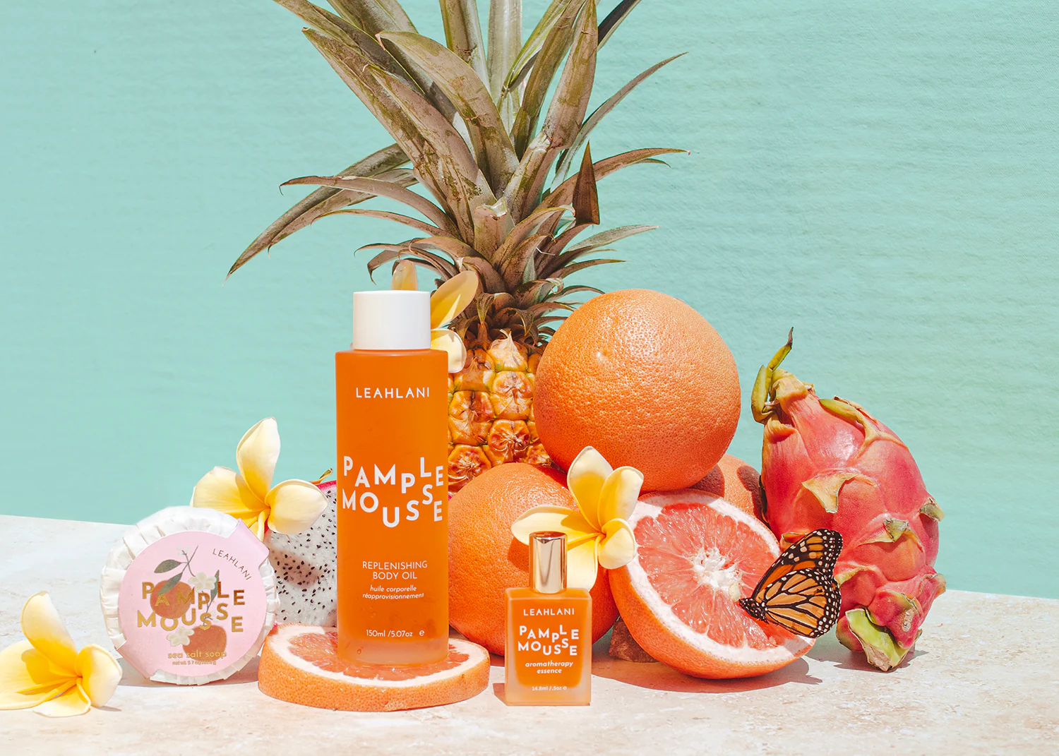 Leahlani Pamplemousse Replenishing Body Oil omlazující tělový olej