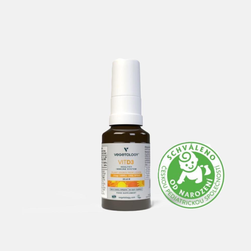 Vegetology Vit D3 Vitashine ve spreji 1000 IU