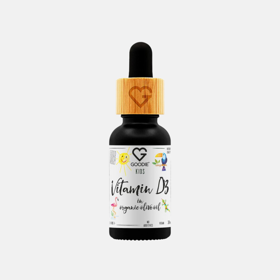 Goodie Dětský vitamin D3 400 IU v Bio Extra panenském olivovém oleji