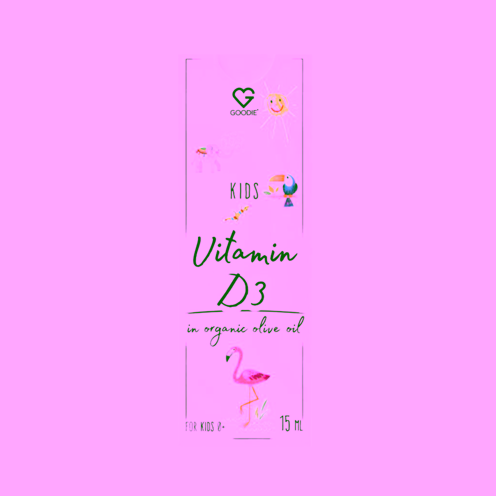 Goodie Dětský vitamin D3 400 IU v Bio Extra panenském olivovém oleji
