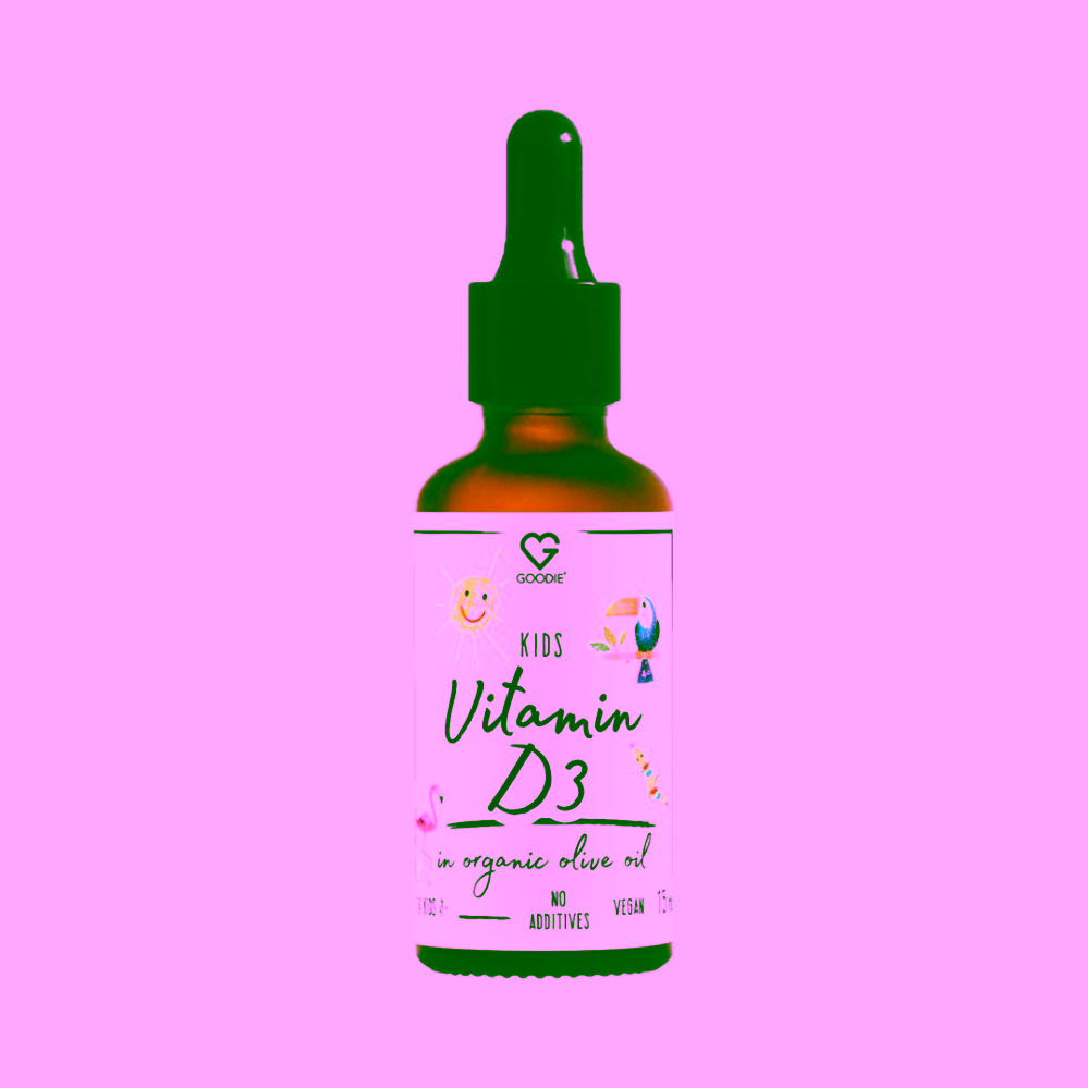 Goodie Dětský vitamin D3 400 IU v Bio Extra panenském olivovém oleji