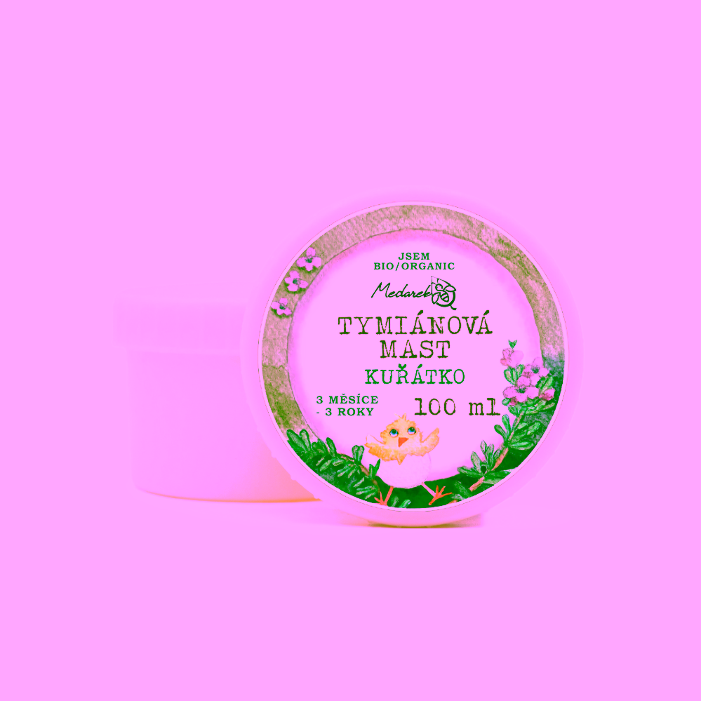 Medarek Bio tymiánová mast Kuřátko