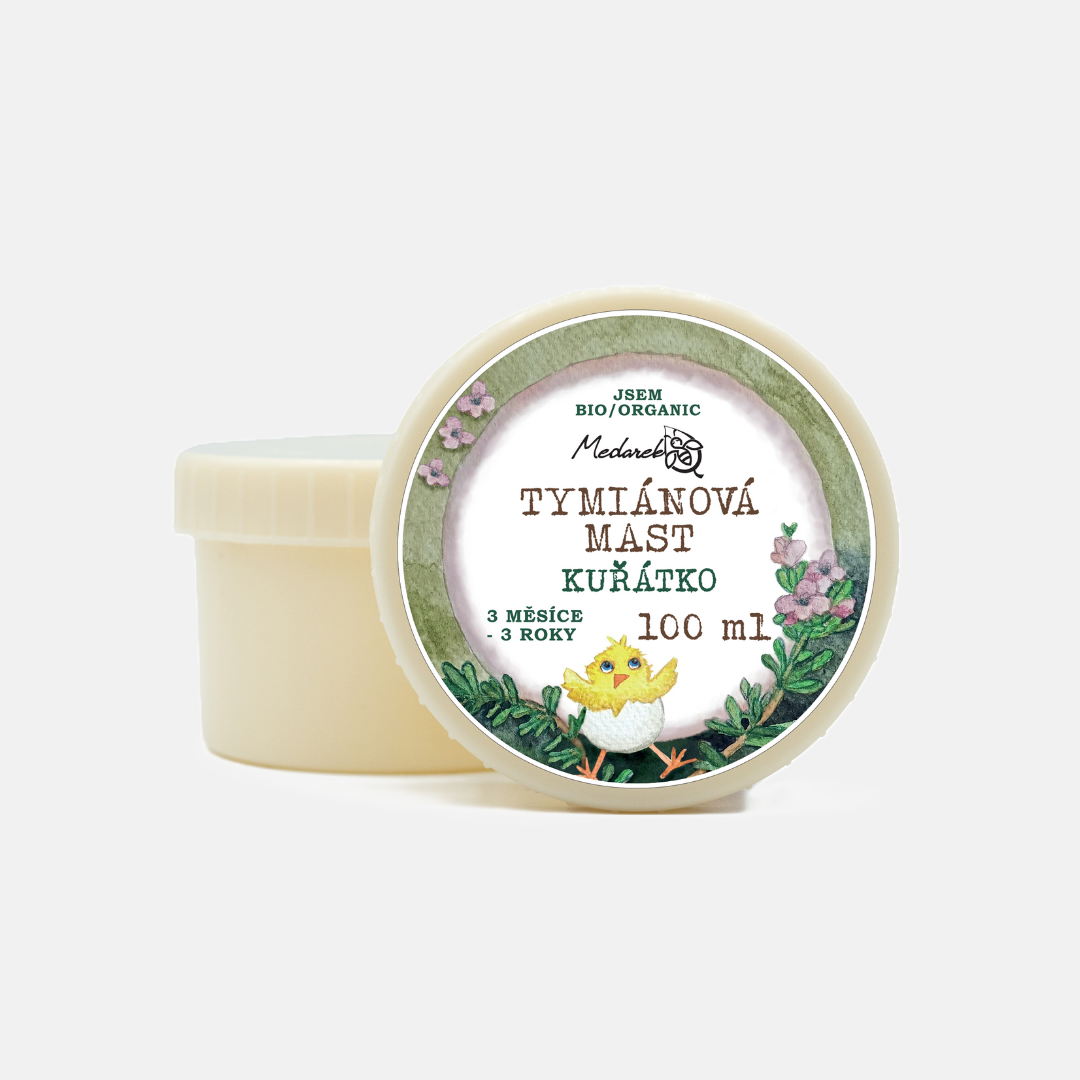 Medarek Bio tymiánová mast Kuřátko 100 ml ZLEVNĚNO