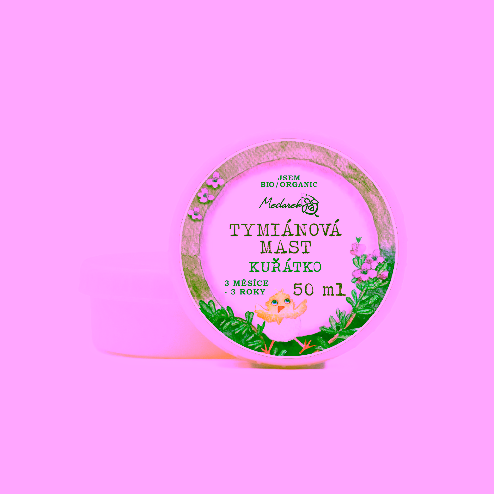 Medarek Bio tymiánová mast Kuřátko