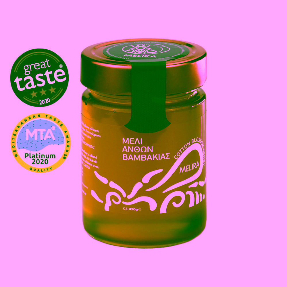 Melira Cotton Blossom Honey - řecký bavlníkový med 450 g