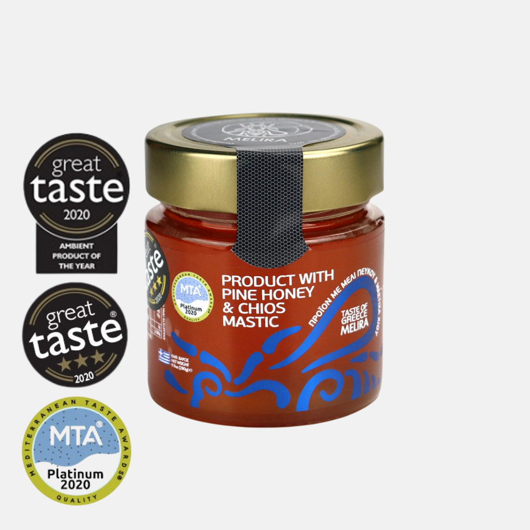 Melira Product with Pine Honey & Chios Mastic - borovicový med s Chioskou mastichou