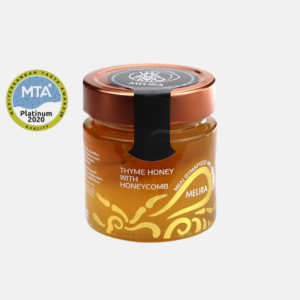 Melira Thyme Honey with Honeycomb - řecký tymiánový med s pláství