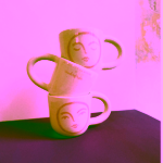 Cukrfree x In August Co. Pink Moon Mug