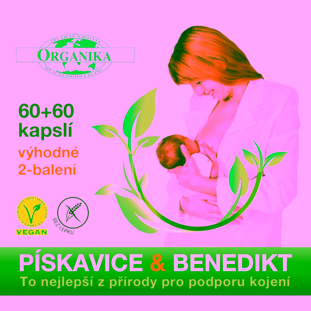 Organika Benedikt lékařský + Pískavice řecké seno výhodné balení