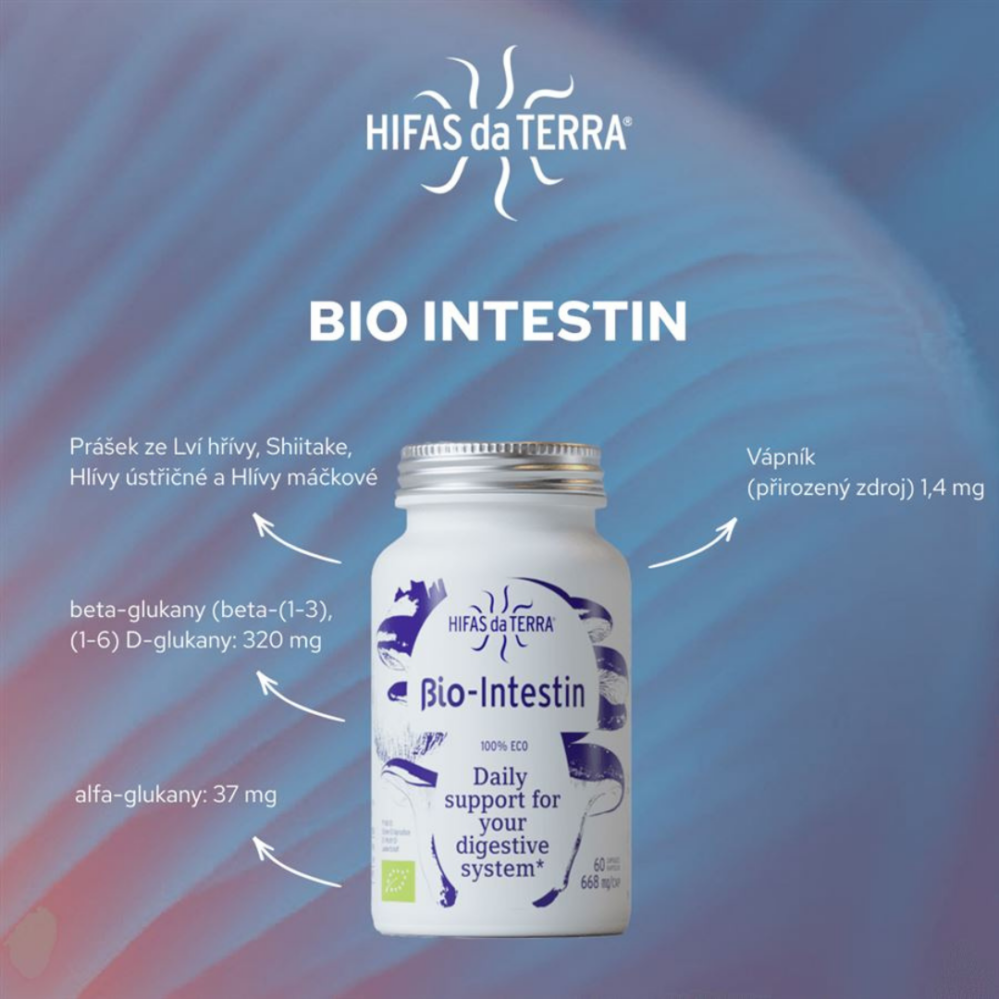 Hifas Da Terra Bio Intestin prášek z hub v RAW kvalitě