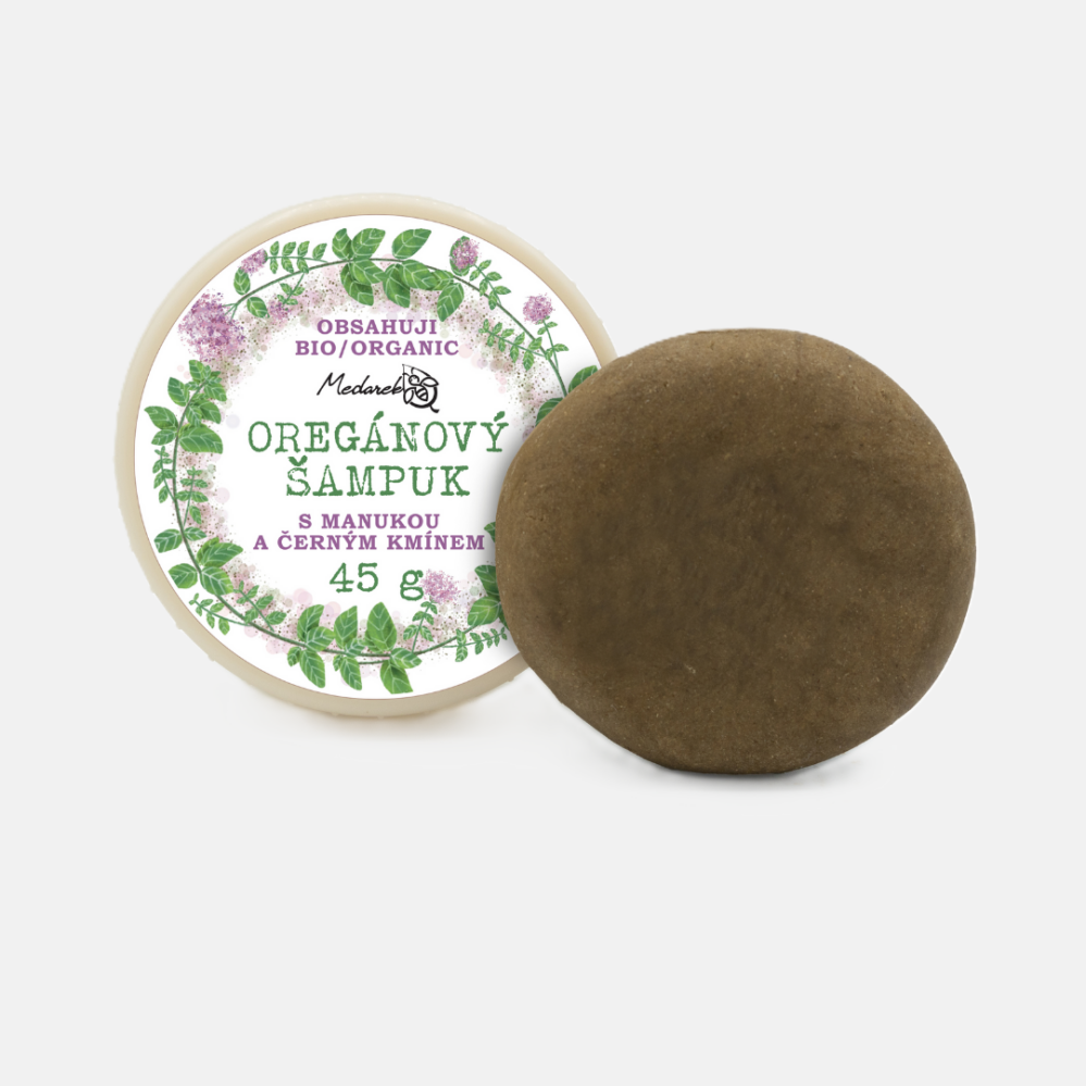 Medarek Oregánový šampuk s manukou a černým kmínem 45 g
