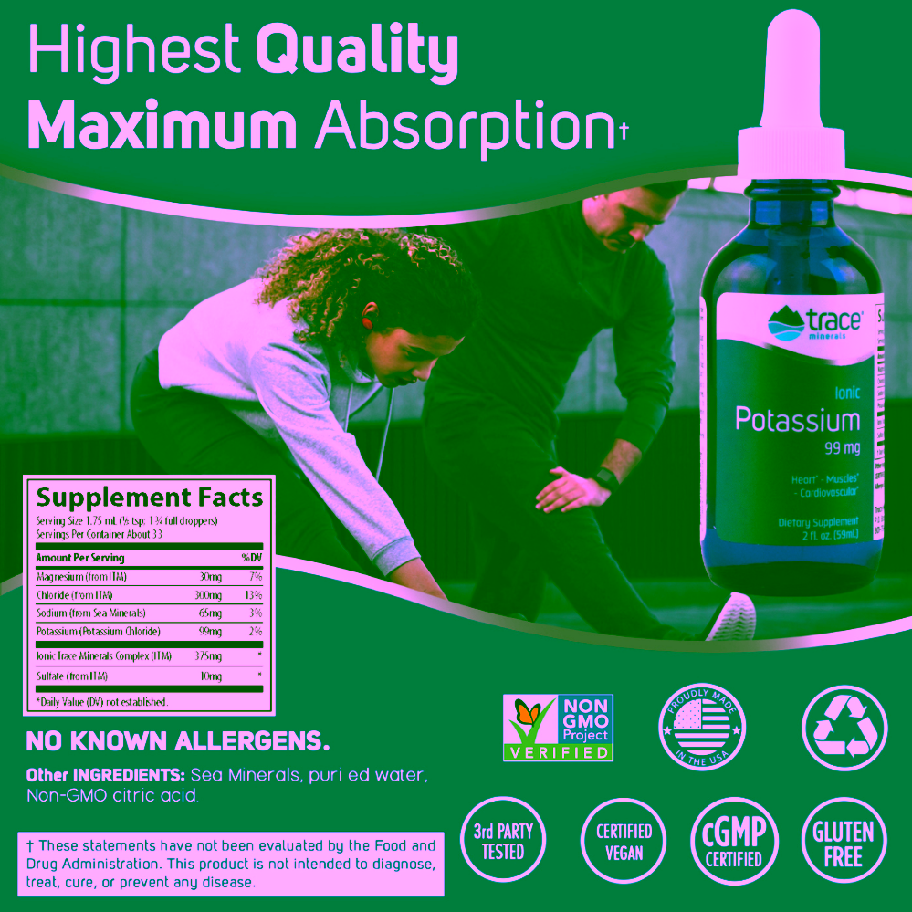 Trace Minerals Tekutý draslík