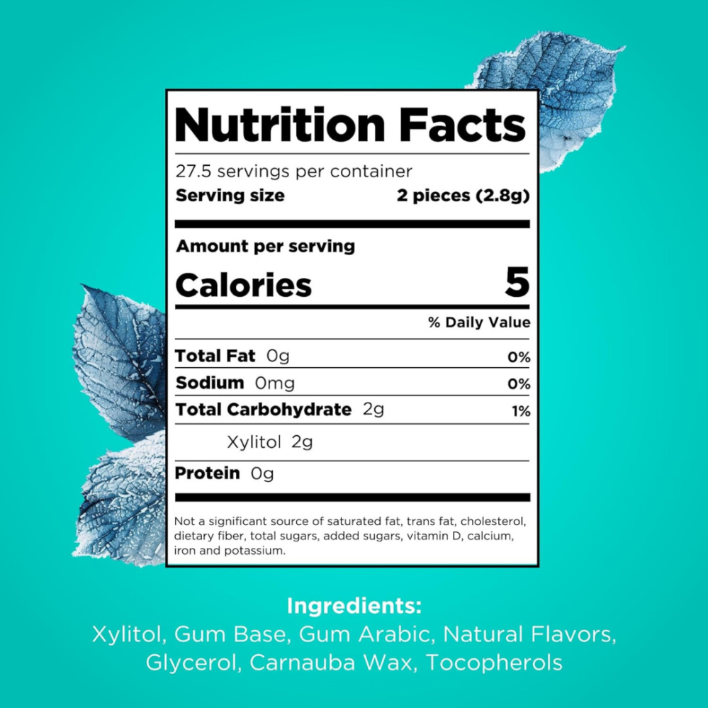 Pür žvýkačky s xylitolem Wintergreen