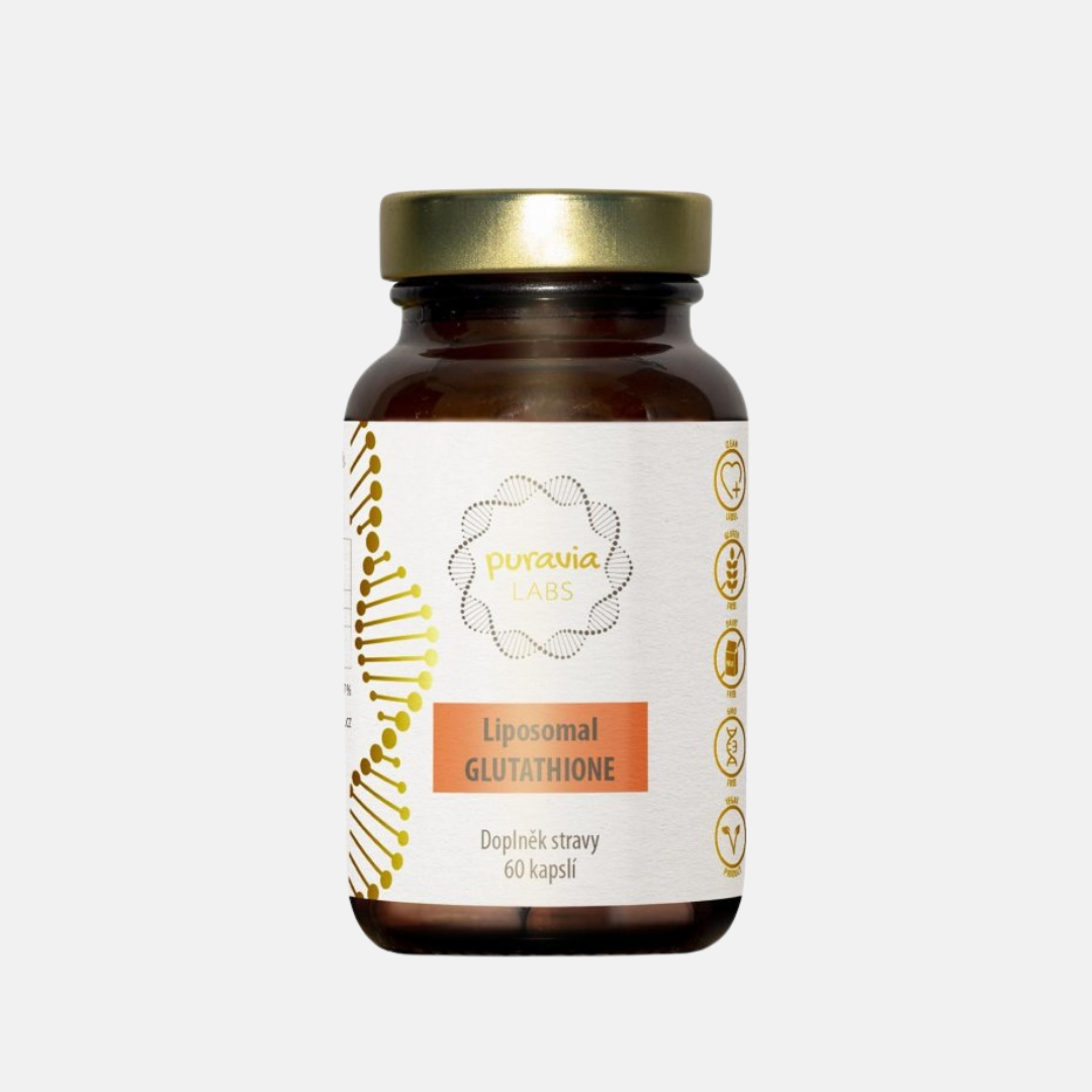 Puravia Labs liposomální glutathion ZLEVNĚNO