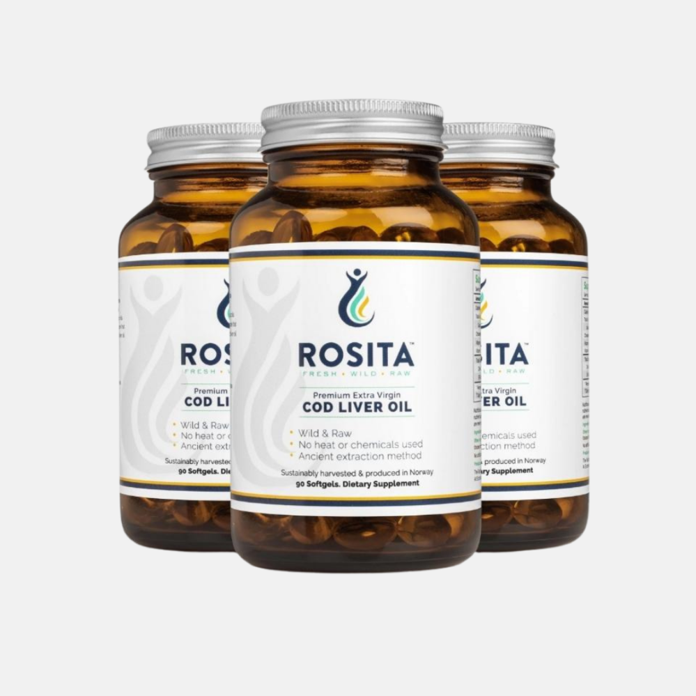Rosita Morrhuae Oleum extra panenský olej z tresčích jater v kapslích