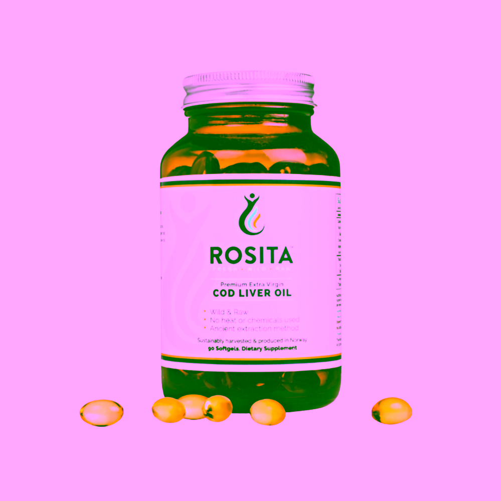 Rosita Morrhuae Oleum extra panenský olej z tresčích jater v kapslích