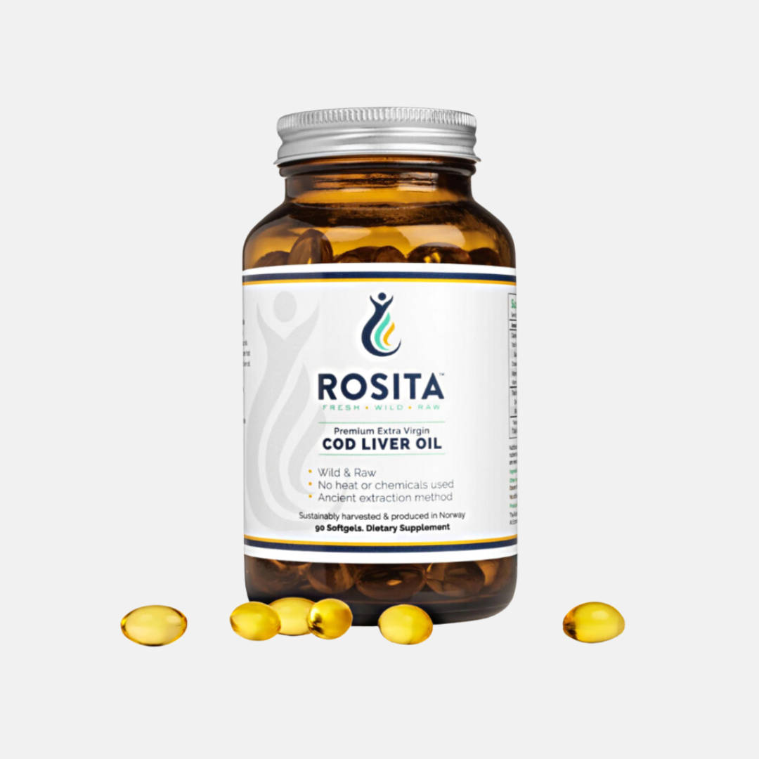 Rosita Morrhuae Oleum extra panenský olej z tresčích jater v kapslích