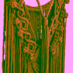 Bloomingville Jullian nástěnná macrame dekorace