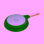 Staub Litinová pánev s dřevěnou rukojetí 24 cm