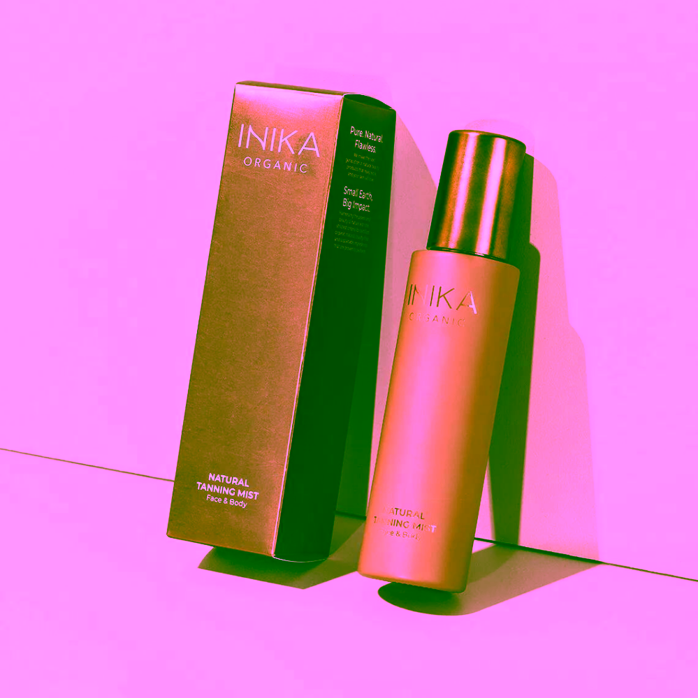 Inika Organic Přírodní opalovací mlha na obličej a pleť Natural Tanning Mist 120 ml