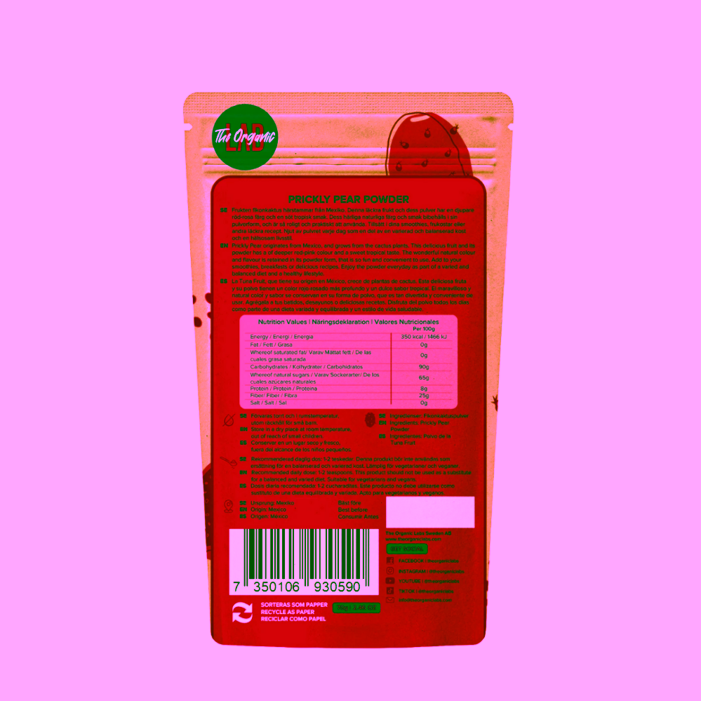 Organic Labs Prickly Pear Powder - prášek z opuncie 70 g