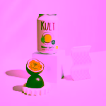 Kult Bio vodní Kefír Chmel a Mučenka