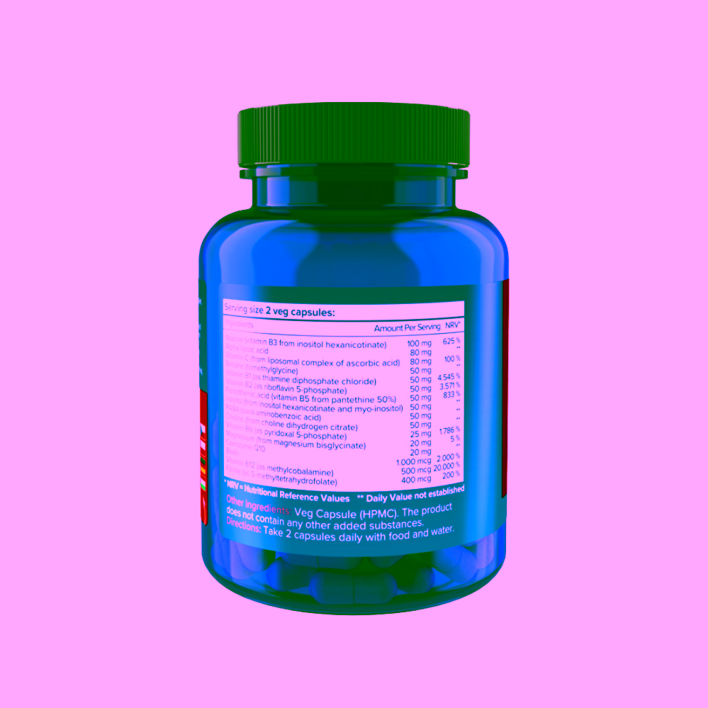 Natios Activated B-Complex Aktivní formy vitamínů B