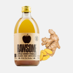 Rawsome Raw jablečný ocet Zázvor a kurkuma