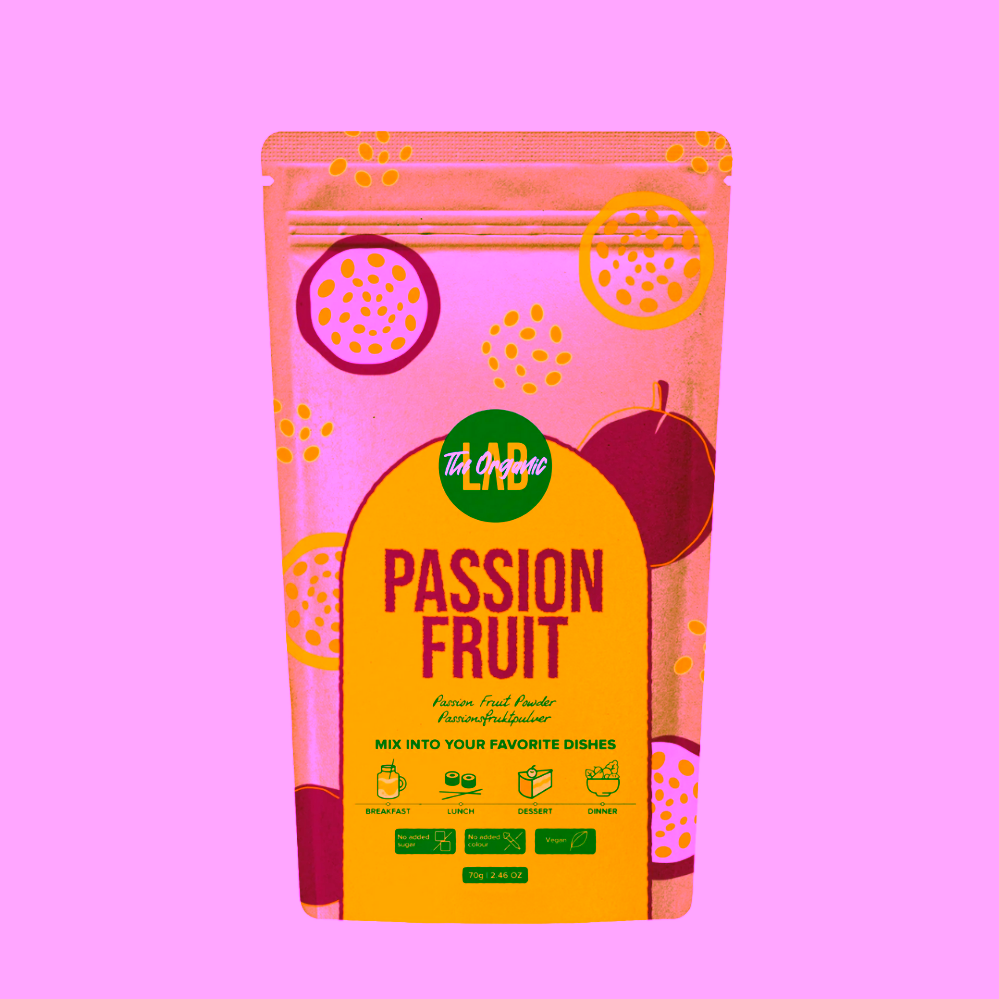 Organic Labs Passion Fruit Powder - prášek z mučenky 70 g