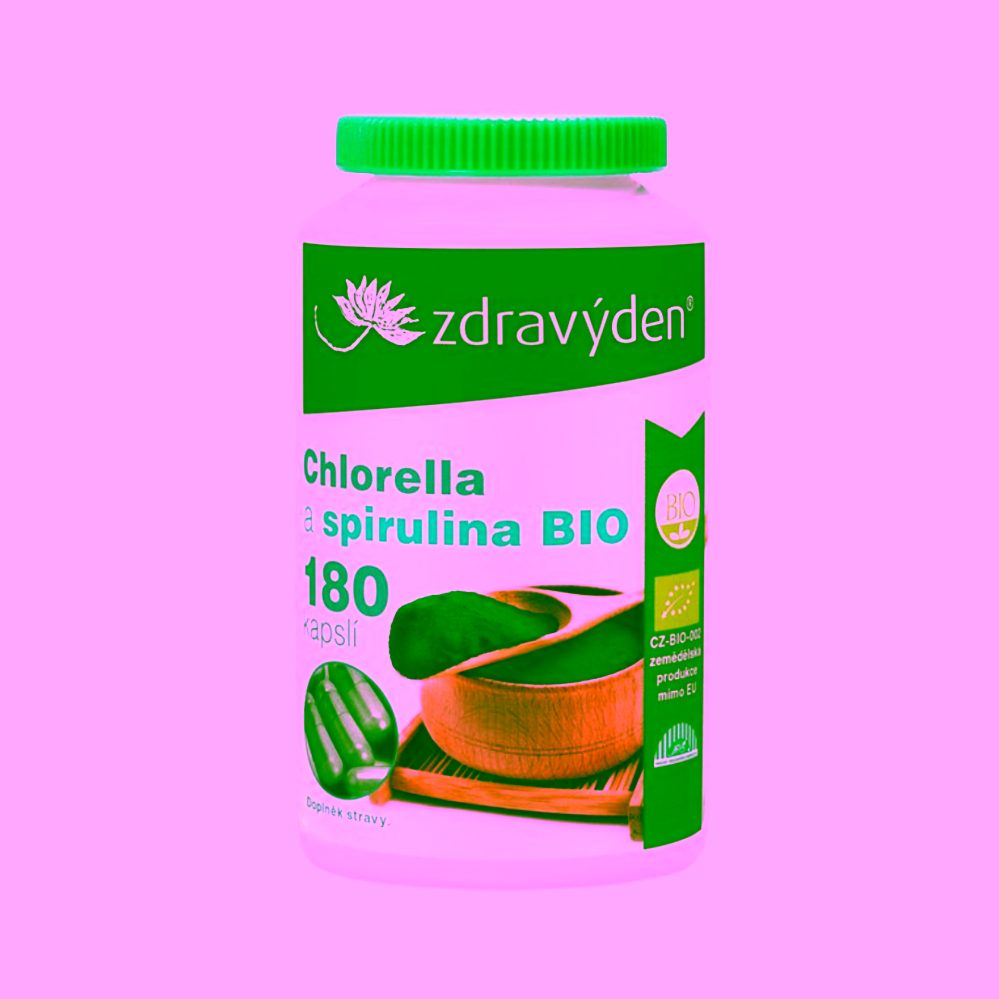 Zdravý den Chlorella a spirulina Bio