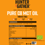 Hunter & Gather Thrive Fuel Pure C8 MCT olej 500 ml