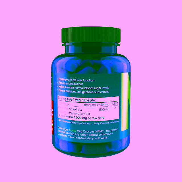 Natios Milk Thistle Extract Ostropestřec 5000 mg Extra Strength