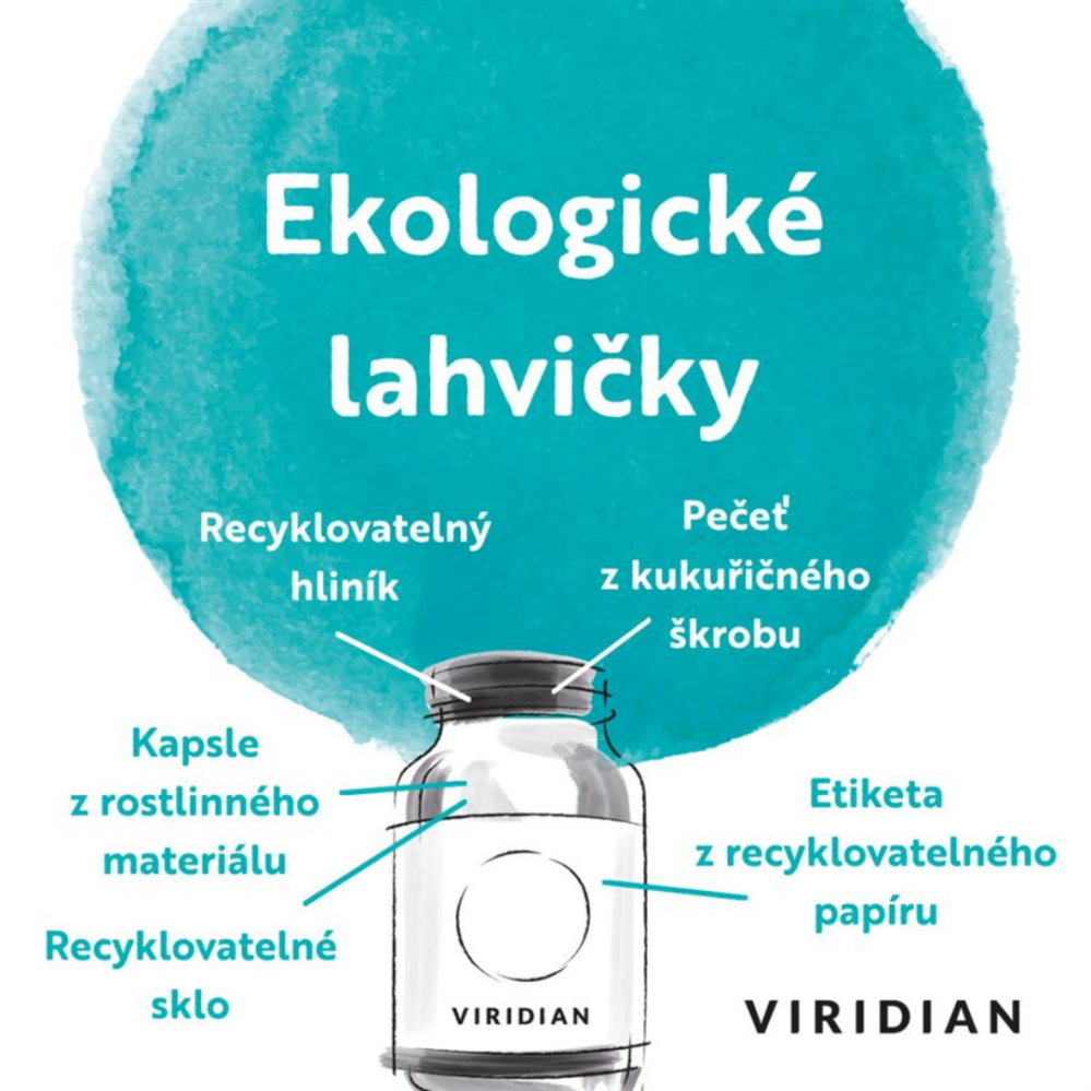 Viridian Nutrition Synerbio Saccharomyces Boulardii Unikátní komplex probiotik a prebiotik