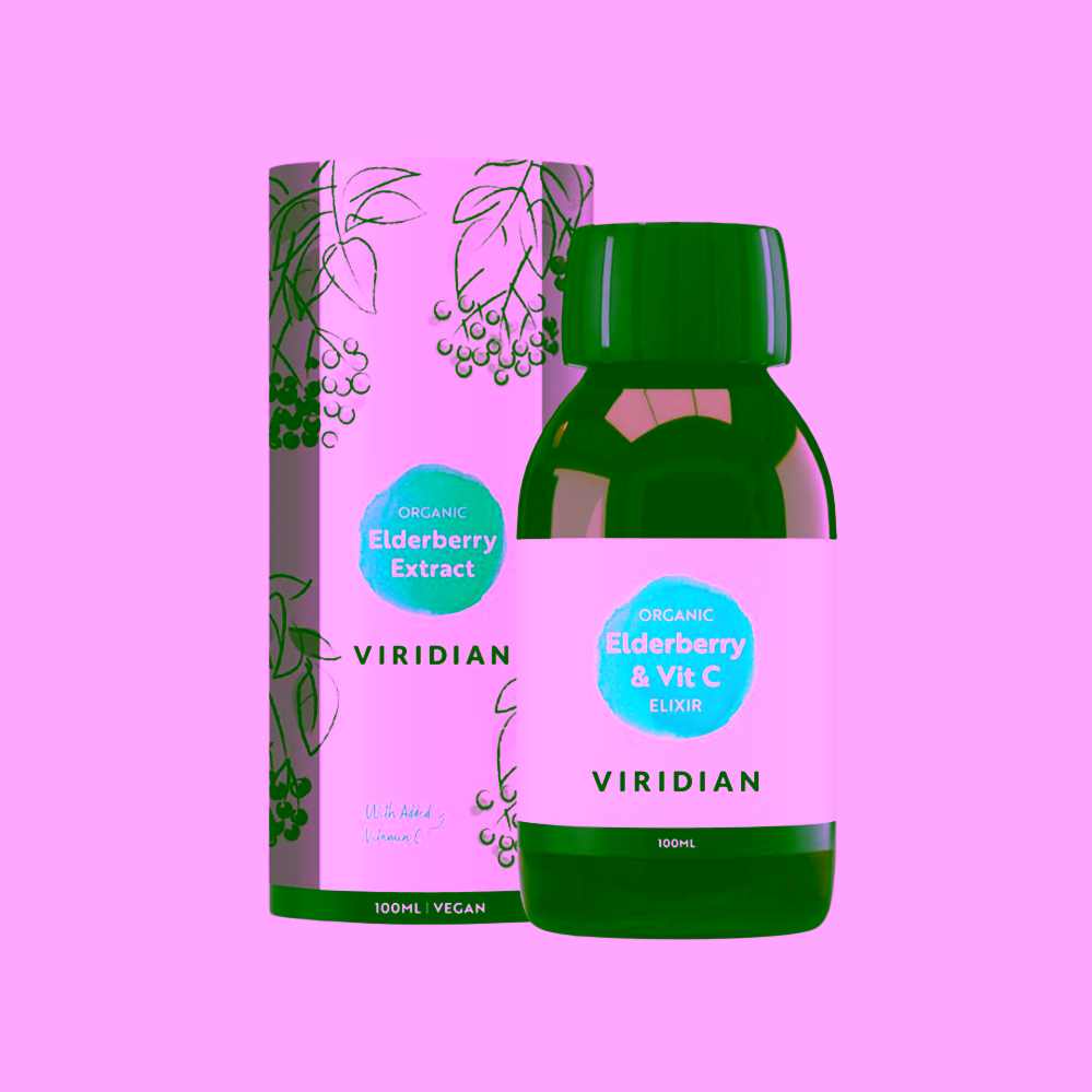 Viridian Nutrition Elderberry Extract + Vitamin C Organic