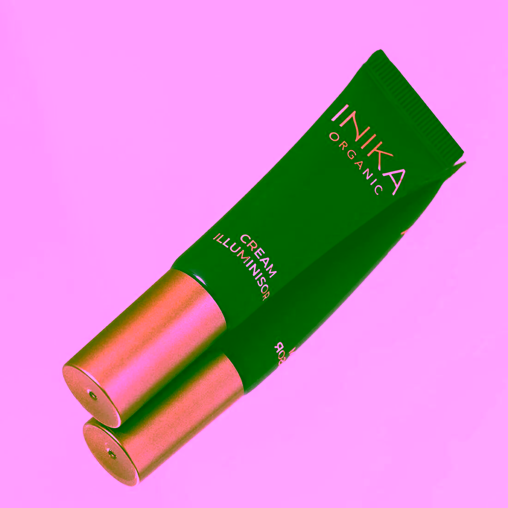 Inika Organic Bio krémový rozjasňovač Pink Pearl