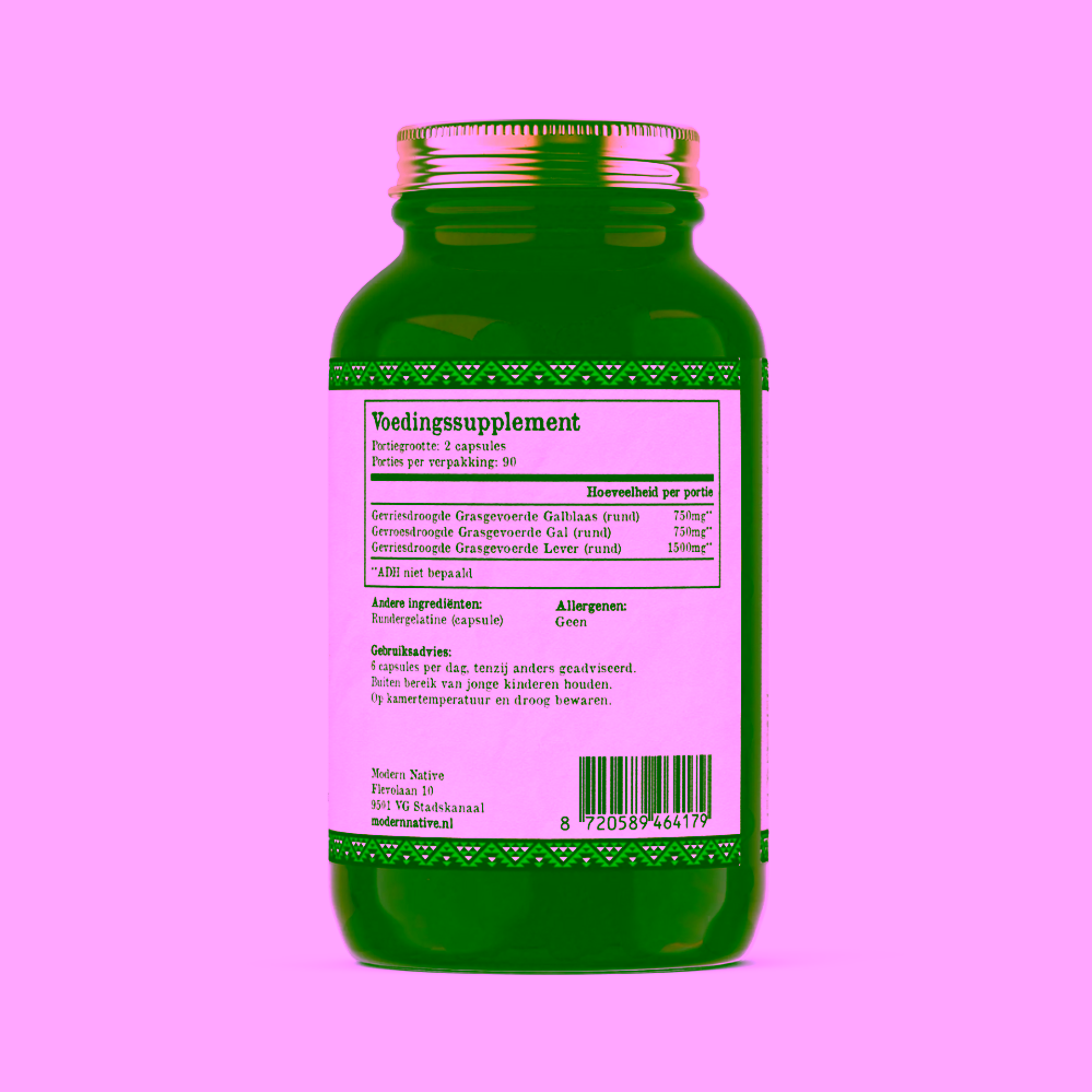 Modern Native Grass-fed Hovězí žlučník s játry ZLEVNĚNO