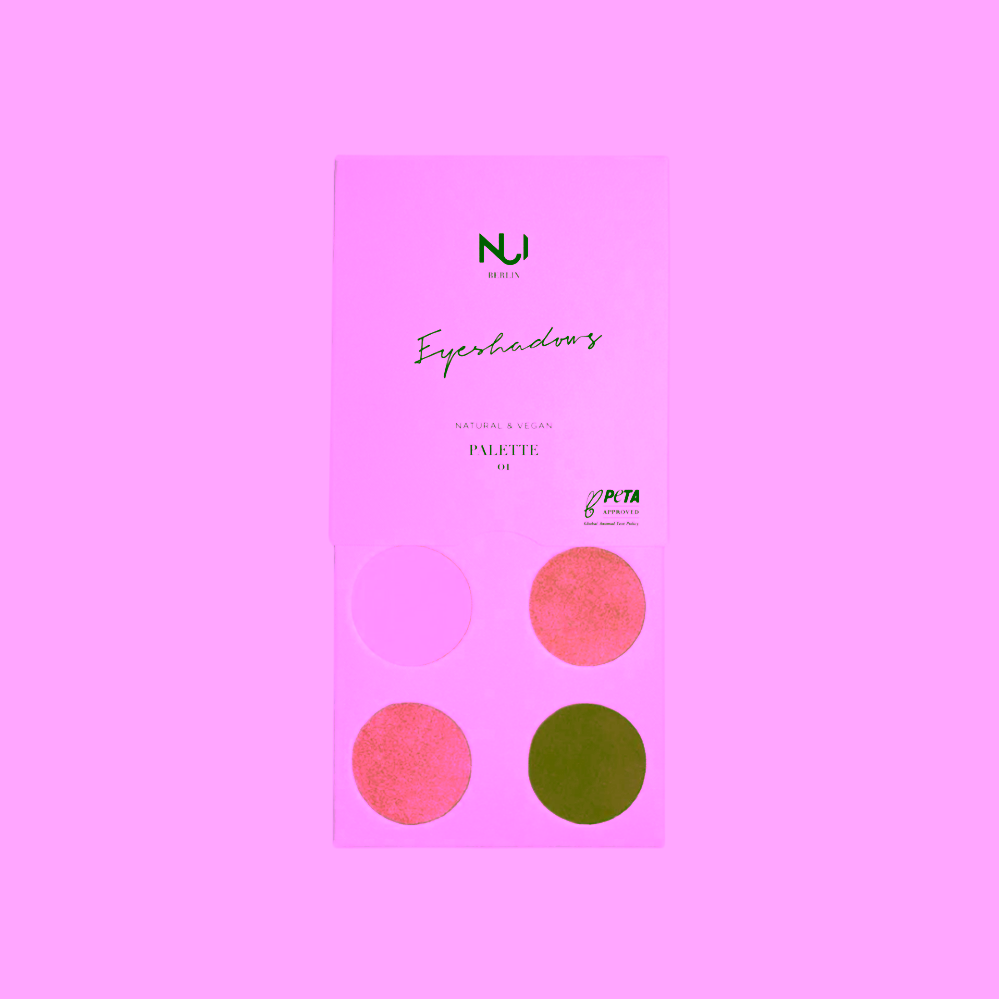 Nui Cosmetics Paletka přírodních vysoce pigmentovaných kompaktních stínů