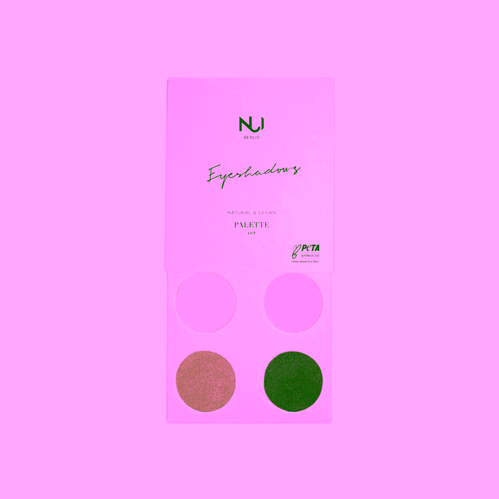 Nui Cosmetics Paletka přírodních vysoce pigmentovaných kompaktních stínů