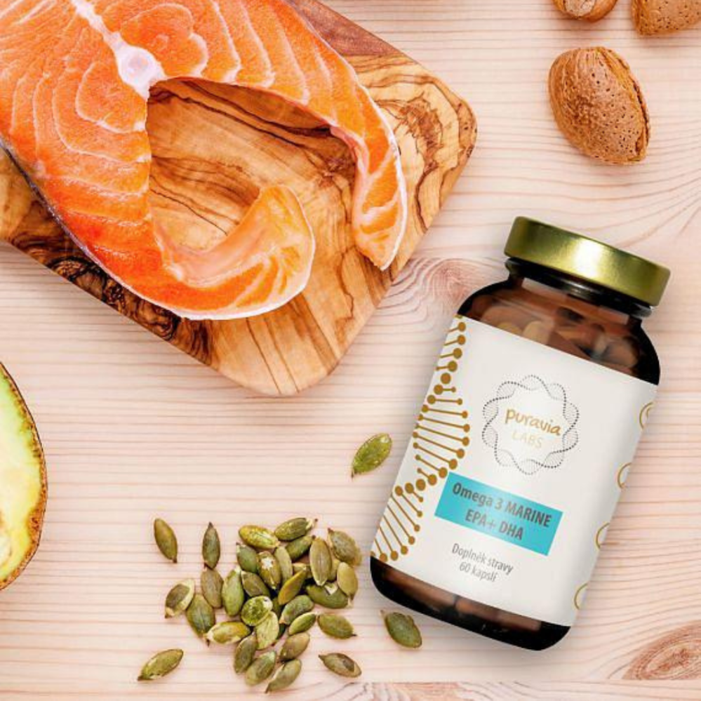 Puravia Labs Omega 3 z mořských ryb