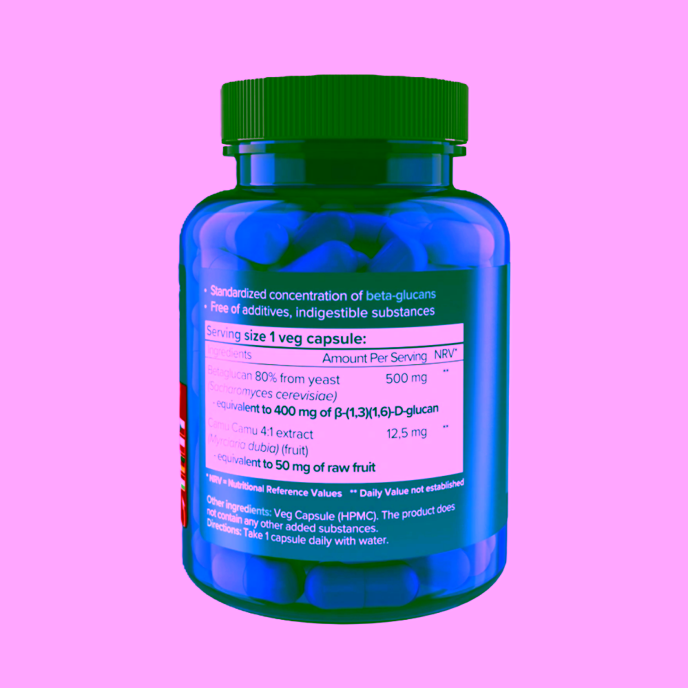 Natios Betaglucan Betaglukany s Camu Camu 500 mg