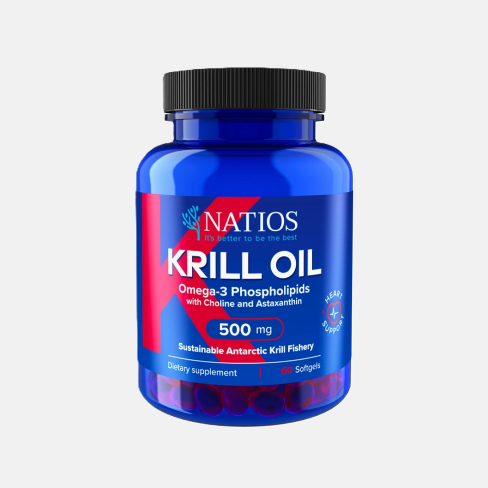 Natios Krill Oil Olej z antarktického krilu s astaxanthinem 500 mg