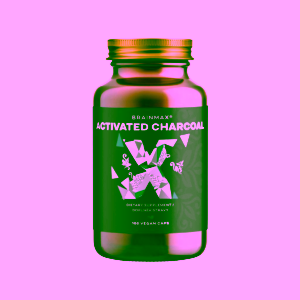 BrainMax Activated Charcoal aktivní uhlí z kokosových skořápek 575 mg